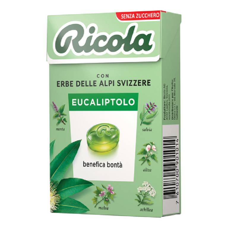 RICOLA EUCALIPTOLO S/ZUCCH 50G